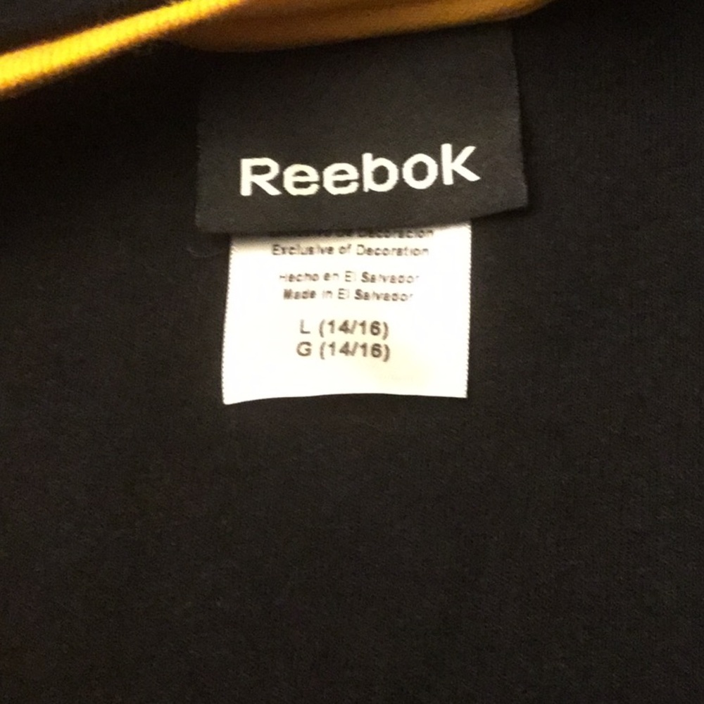 Reebok large 14-16 Steelers long sleeve t Shirt - Picture 4 of 4